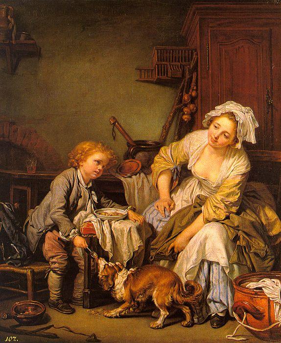 Jean Baptiste Greuze The Spoiled Child oil painting picture